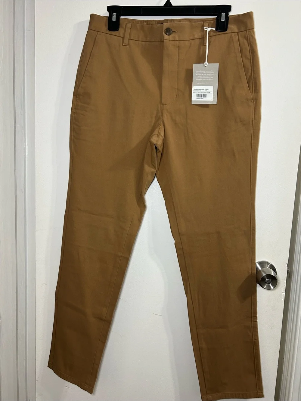 Everlane The Slim Fit Performance Chino Uniform Men's 32x30 NWT in toasted coco